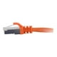 Câble de Raccordement Réseau Blindé (STP) Sans Emboîtement de 30 Pieds - Orange - Orange – image 2 sur 5