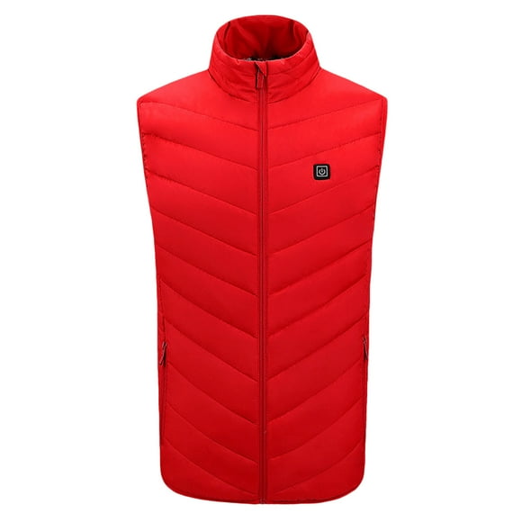 Meichang Heated Vest for Men and Women Plus Size Outdoor Work Outerwear 8 Heating Area with USB Port Heated Jacket Skiing Warm Heated Clothing