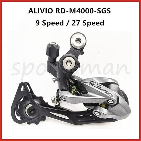 Alician Shimano Alivio RD-M4000 9 Speed MTB Mountain Bike Shadow Rear Derailleur