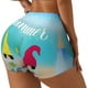 thumbnail image 1 of Balery Hello Summer Gnome 1 Pantalones cortos de entrenamiento estampados para mujer, sin costuras, ajustados, para gimnasio, yoga, correr, deportes, ejercicio activo, fitness.-Large, 1 of 8