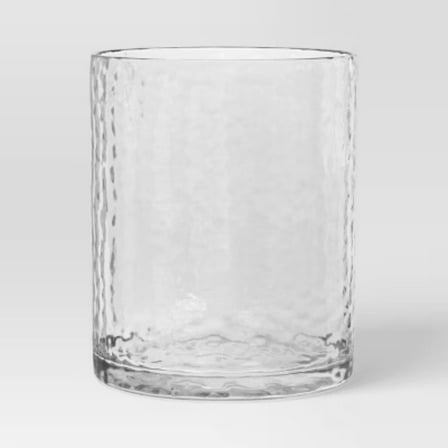 11oz Short Hammered Glass -
