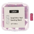 thumbnail image 1 of Tungsten Steel Nail Sanding Bands Pink For Drilling 50Pcs 0.5In, 1 of 7