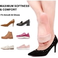 thumbnail image 5 of BEMS-Almohadillas metatarsianas para mujeres y hombres, 3 pares, bola de gel reutilizable para pies, 5 of 5