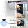 thumbnail image 3 of Hanging basket flowerpot Hanging wall flowerpot with hanging chain, 3 of 6