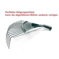 thumbnail image 2 of New Metal Broom - Large Lawn Rake - Garden Tool - 22 Teeth - Flat Head, 2 of 5