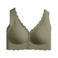 thumbnail image 4 of MEICHEN Jelly Push Up Bras for Women Trendy Solid Front Closure Full Coverage Tshirts Bras Seamless Underwear, 4 of 4