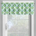 thumbnail image 2 of Ambesonne Antique Oriental Window Valance, Thai Floral Art, 54" X 12", Seafoam Dark Turquoise, 2 of 5