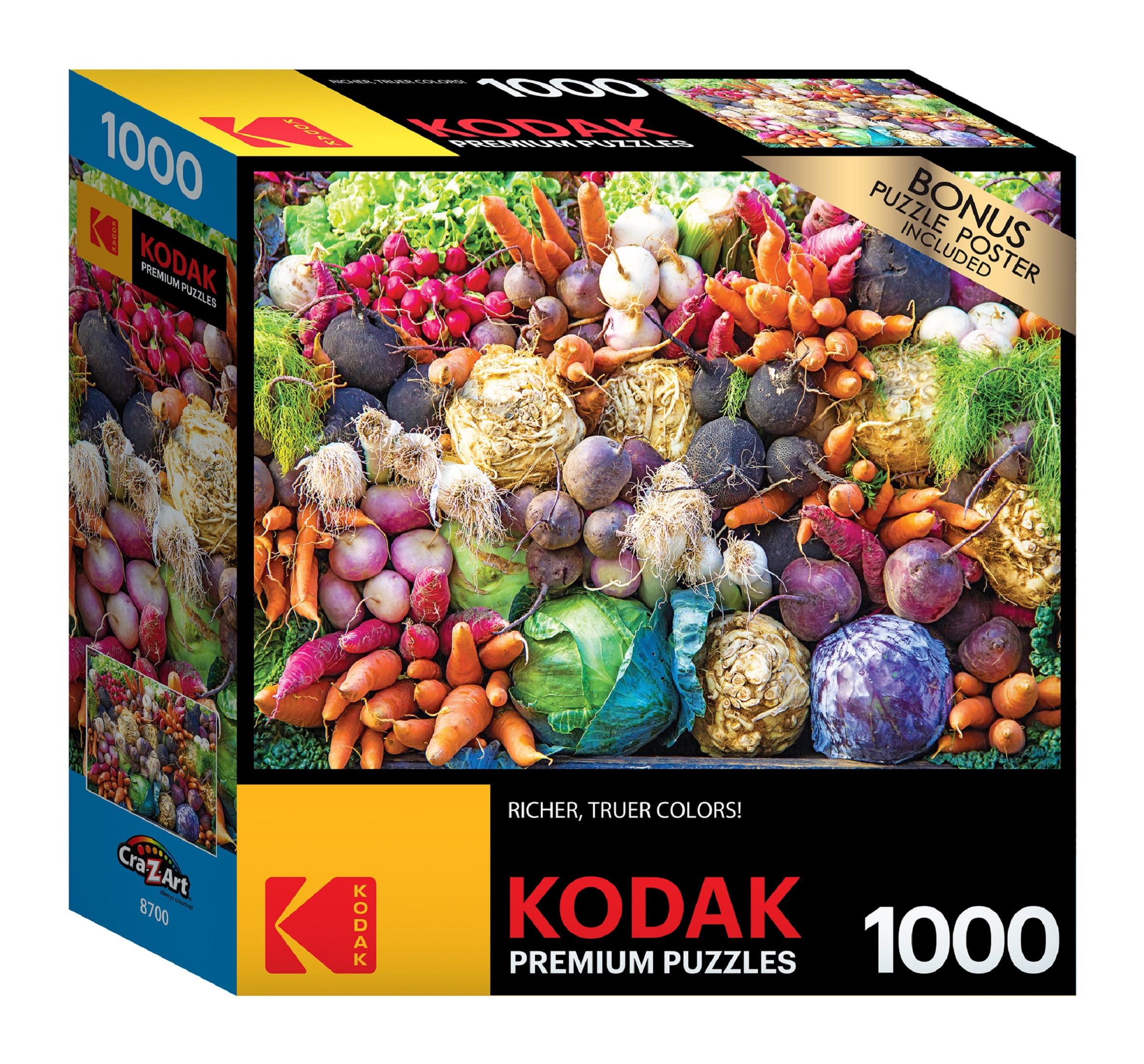 Cra-Z-Art Kodak 1000-Piece Colorful Vegetables Jigsaw Puzzle