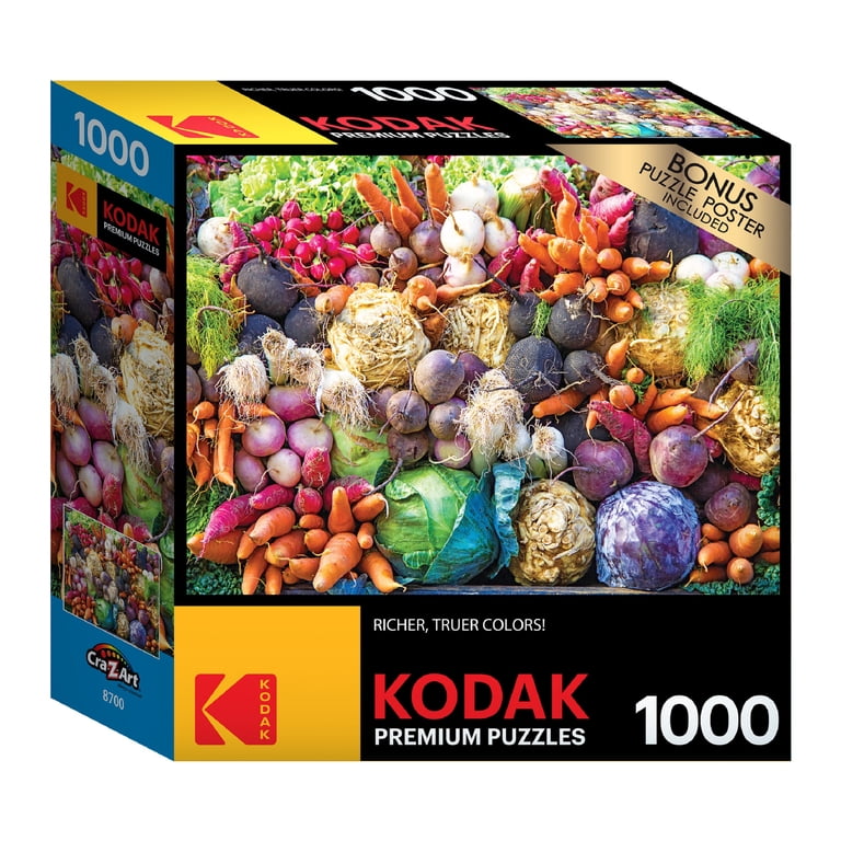 Cra-Z-Art Kodak 1000-Piece Colorful Vegetables Jigsaw Puzzle