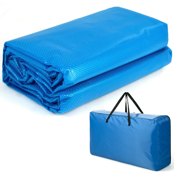 Patiojoy 20ft x 40ft Rectangle Swimming Pool Cover 12-MIL Heat Retaining Pool Solar Blanket for Above-Ground & In-Ground Pools