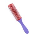 thumbnail image 1 of Seitruly Peine para el cabello Diseño antiestático con mango Desenredante Cepillo para el cabello de 9 filas Separación Herramienta de peinado Cuidado del cabello violeta Seitruly CE011932-02B, 1 of 6