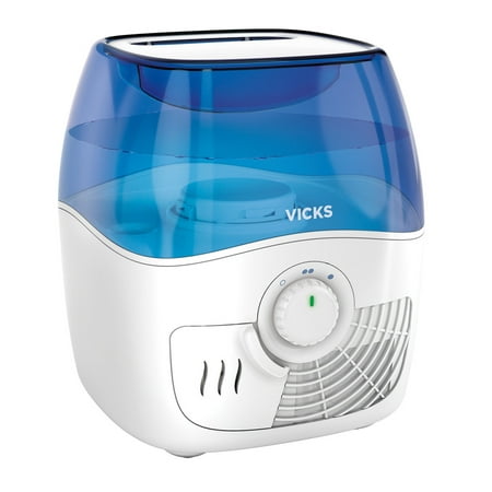 Vicks - 1.1 Gal. Cool Mist Humidifier - White