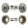 thumbnail image 1 of Transit Auto Front Rear Disc Brake Rotors and Semi-Metallic Pads Kit for Car 2010-2011 Ford Ranger RWD K8S-103105, 1 of 8