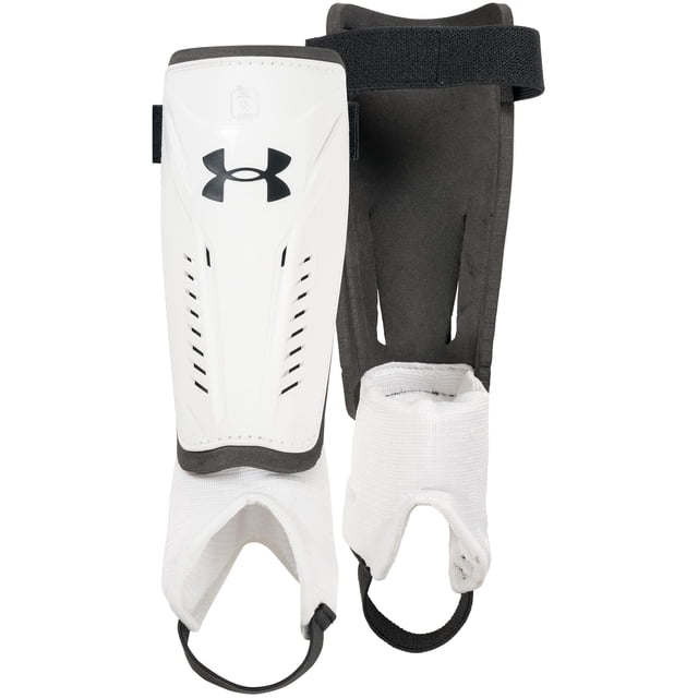 Espinillera Under Armour UA Challenge YTH blanco/negro S