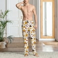 thumbnail image 2 of Naloa Thanksgiving Pajama Pants Men, PJ Bottoms, Sleep & Lounge Pants-Small, 2 of 6