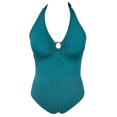 thumbnail image 1 of Traje de baño Ocean Pacific Talla EG Espalda Cruzada Verde, 1 of 4