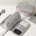 thumbnail image 6 of Portable Travel Cable Organizer Bag, Waterproof Tech Pouch for Chargers, Power Bank, Earbuds, Cords, 6 of 7