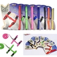 thumbnail image 3 of Flmtop Nylon Pet Lead Leash Harness Kitten Belt Strap Safety Rope Adjustable Dog Collar Red, 3 of 8