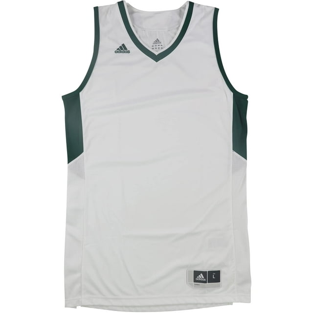 Adidas Commander 15 Maillot de Basketball pour Homme G Blanc-Vert Foncé