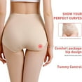 thumbnail image 3 of G&Y Women's Cotton High-Waist Tummy Control Underwear, 4-Pack, Black, Beige, 3 of 5