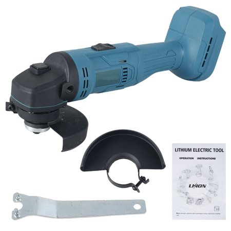 

Retrok 18V Cordless Angle Grinder High Power Cut-Off Tool Kit - Electric Grinding Machine Portable Angle Grinder 100mm Replacement for Makita 18V Battery