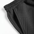 thumbnail image 4 of LEKWK 2 Piece Set for Men Loose Fit Solid Textured Beach Vacation Summer Outfits Button Down Short Sleeve Collared Tops and Elastic Waist Shorts, 4 of 5