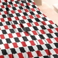 thumbnail image 3 of Red Black White Checkered Pattern Blanket,Comfortable Soft Flannel Throw Blanket,All Season,Warm Lightweight Blankets for Sofa Bed Couch Living Room Chair,30"x40", 3 of 4
