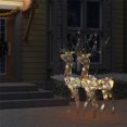 thumbnail image 5 of vidaXL Acrylic Reindeer Christmas Decorations 2 pcs 120cm Multicolour, 5 of 5