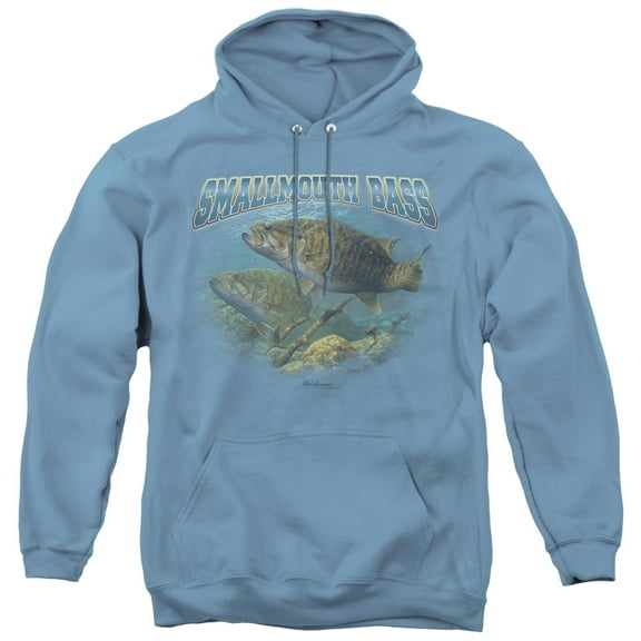 Wildlife Ganging Up Adult Pullover Hoodie Sweatshirt Carolina Blue
