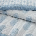 thumbnail image 4 of VHC Brands Farmhouse Blue and White Cotton Channel Stitched Quilt, Luxury King, 4 of 5