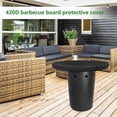 thumbnail image 3 of 2024,fire Plate Cover Protective Cover Round 420d Fire Bowl Tarpaulin 80 Cm Grill Plate Protective Cover Waterproof Anti Uv Fire Plate Accessories, 3 of 5