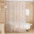 thumbnail image 1 of Elegant PEVA Bathroom Shower Curtain with Hooks150x200cm, 1 of 5