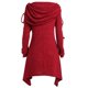 thumbnail image 3 of WILLBEST Vestido Corto Mujer Vestido Informal Irregular Con Volantes Y Cuello Con Volantes Y Estampado De Copos De Nieve De Papá Noel Para Mujer, 3 of 3
