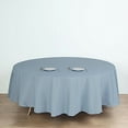 thumbnail image 3 of BalsaCircle 108" Round Polyester Tablecloth Wedding Table Linens Dusty Blue, 3 of 8