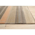 thumbnail image 3 of EORC Stripe/BEIGE Hand Knotted Wool Modern Knotted Strpied Rug, 9' x 12', 3 of 4