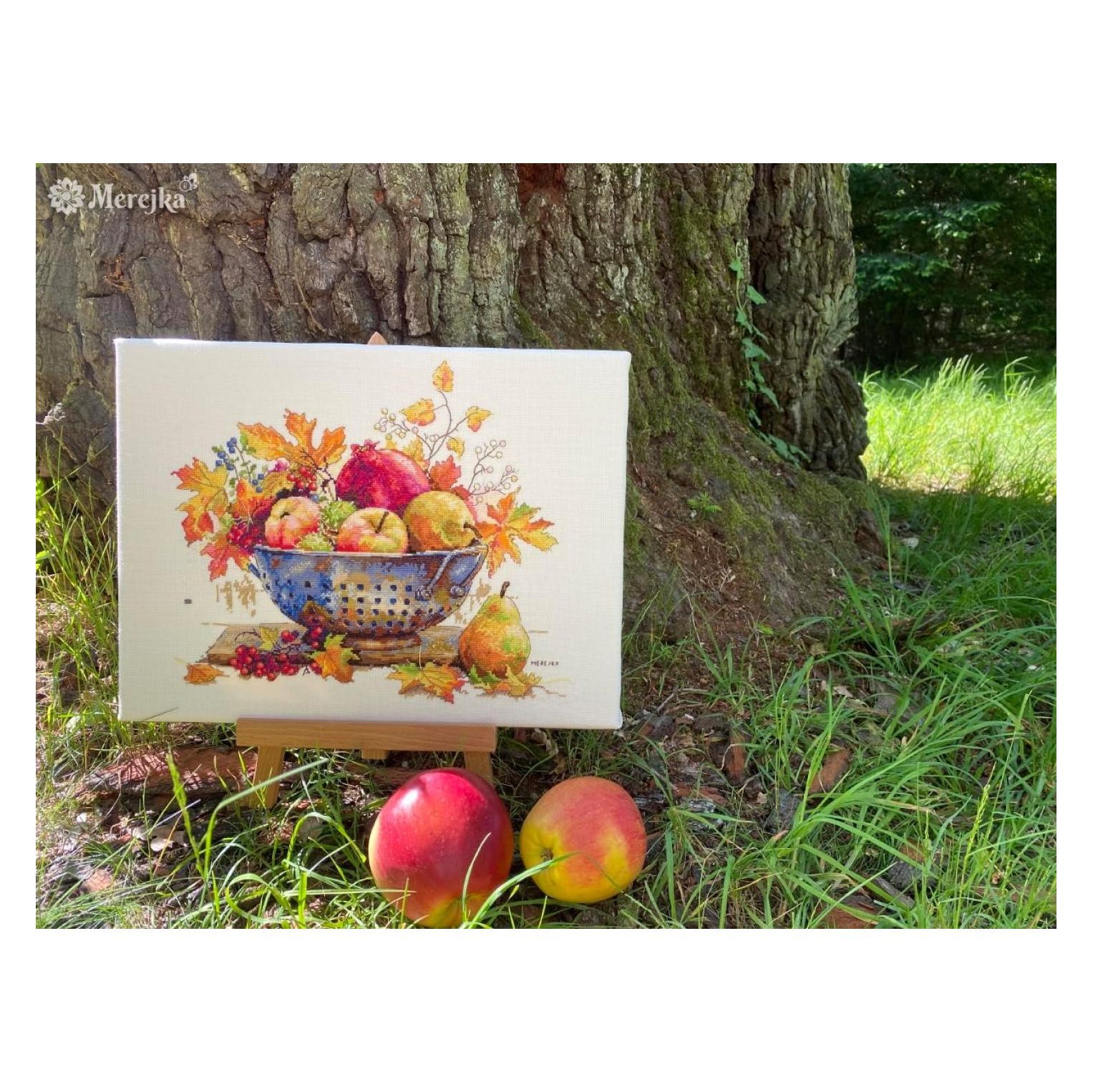 Counted Cross Stitch Kit September Dew, ecru