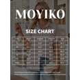 thumbnail image 7 of MOYIKO Short Sleeve Summer Tops for Women Casual Button Down Shirts Striped Business Work Blouses, 7 of 7