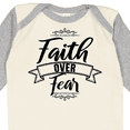 thumbnail image 4 of Inktastic Cancer Awareness Faith Over Fear Boys or Girls Long Sleeve Baby Bodysuit, 4 of 5