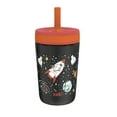 thumbnail image 5 of Zak Designs 12oz Kelso Toddler Cups For Travel or At Home, Vacuum Insulated Stainless Steel Sippy Cup With Leak-Proof Design is Perfect For Kids (Spaceships), 5 of 12