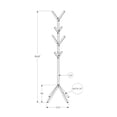 thumbnail image 5 of Monarch Specialties Coat Rack, Hall Tree, 8 Hooks, Entryway, 70"H, Bedroom, Black Metal, 5 of 12