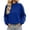 Blue, variant on Enjoytime Sweatshirt for Women Mock Neck Long Sleeve Pullover Sweatshirts Fall Winter Fashion Casual Plus Size Womens Clothing