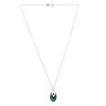 thumbnail image 2 of Collar Zvezda Pear color Emerald plata .925 Zvezda ZCO-PEAR18-EME, 2 of 4