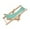 Green, variant on Mouliraty 1:12 Doll House Furniture Beach Chair Foldable Chair