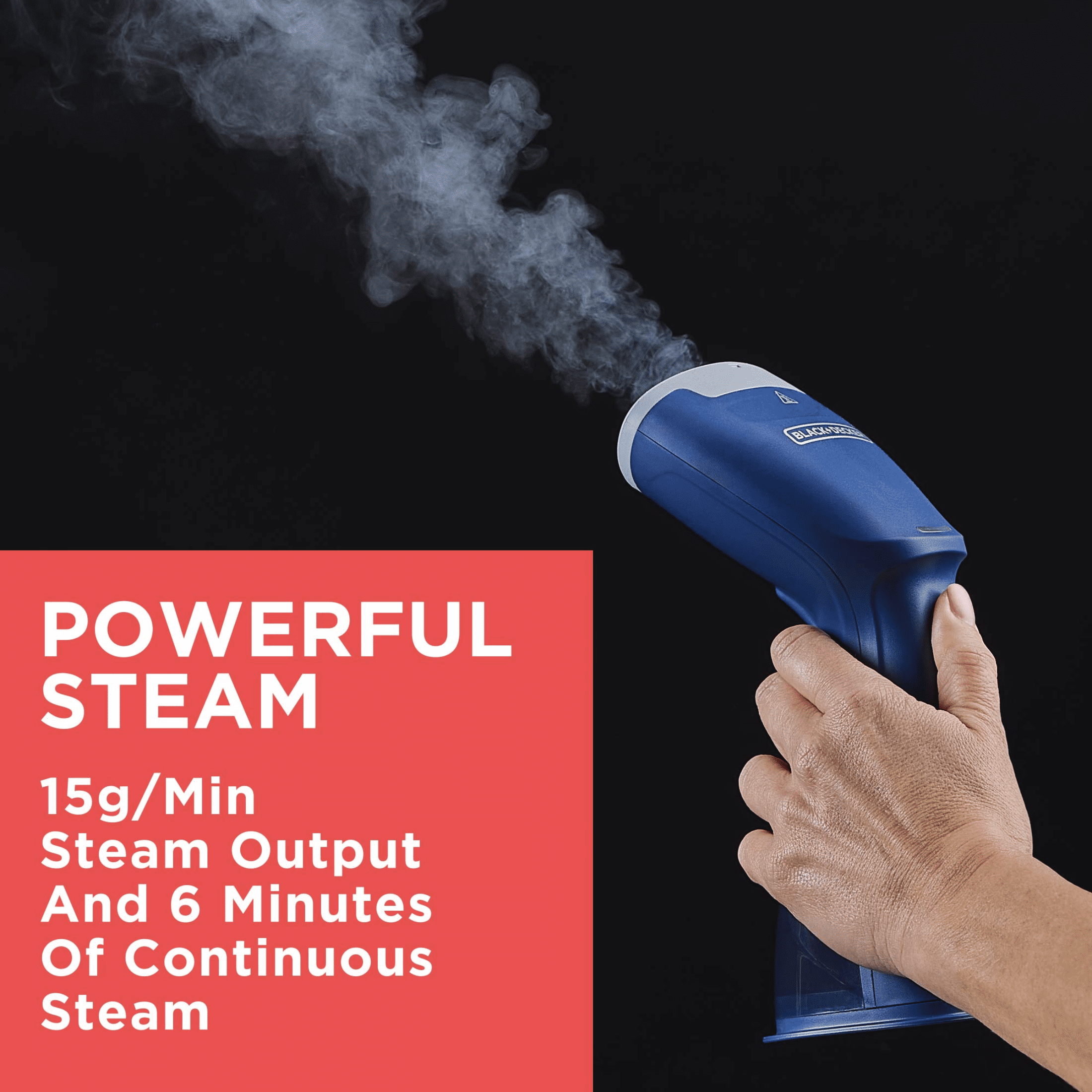 Black-Decker Handheld Compact Garment Steamer