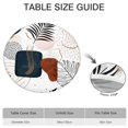 thumbnail image 6 of Charming Floral Tablecloth with Elastic Closure, Bohemian Style for Tables Up to 56 Inches, Stain Resistant, 6 of 7