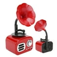 thumbnail image 4 of Tocadiscos de Fonógrafo, Altavozvintage, Mini Tocadiscos de Gramófono Portátil para decoración del Hogar, Accesorio para Equipo de Caja de Altavoz, 4 of 7