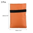 thumbnail image 2 of Uxcell 7.9"x5.5" 210D Oxford Fabric Outdoor Water Faucet Cover Socks Protector Orange 3 Pack, 2 of 6