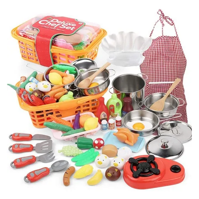 Set de Juguetes Utensilios De Cocina de 42 Piezas Malubero Malu2052