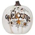 thumbnail image 1 of Mark Feldstein & Associates Figurine de Collection Halloween en Résine Citrouille Blanche 7 x 7, 1 of 4