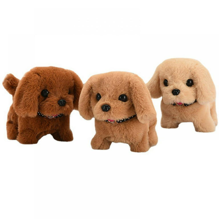 Electronic Interactive Dog Pet Toy,Walking Barking Singing,Plush Golden  Retriever,Realistic Lifelike Animals,Animated Stuffed Puppy Dog Toy Plush